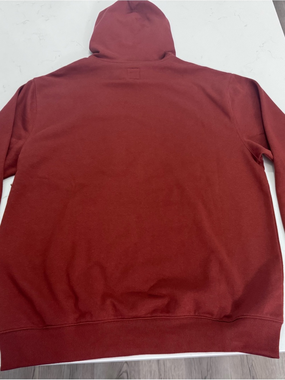 Vans Men's Brick Red 'Off The Wall' Graphic Hoodie - Picture 3 of 6